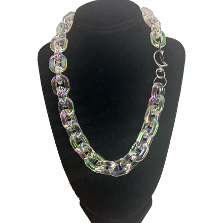 Opal Link Necklace