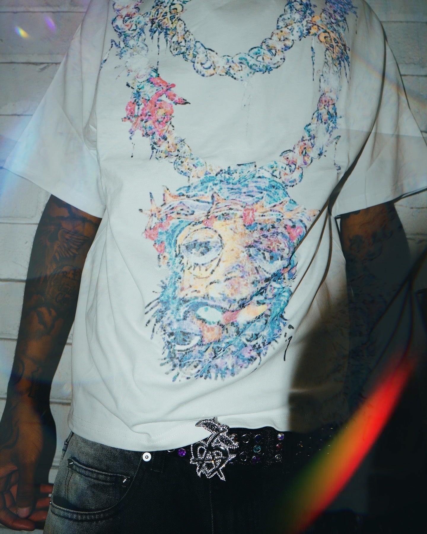 White Perception Tee