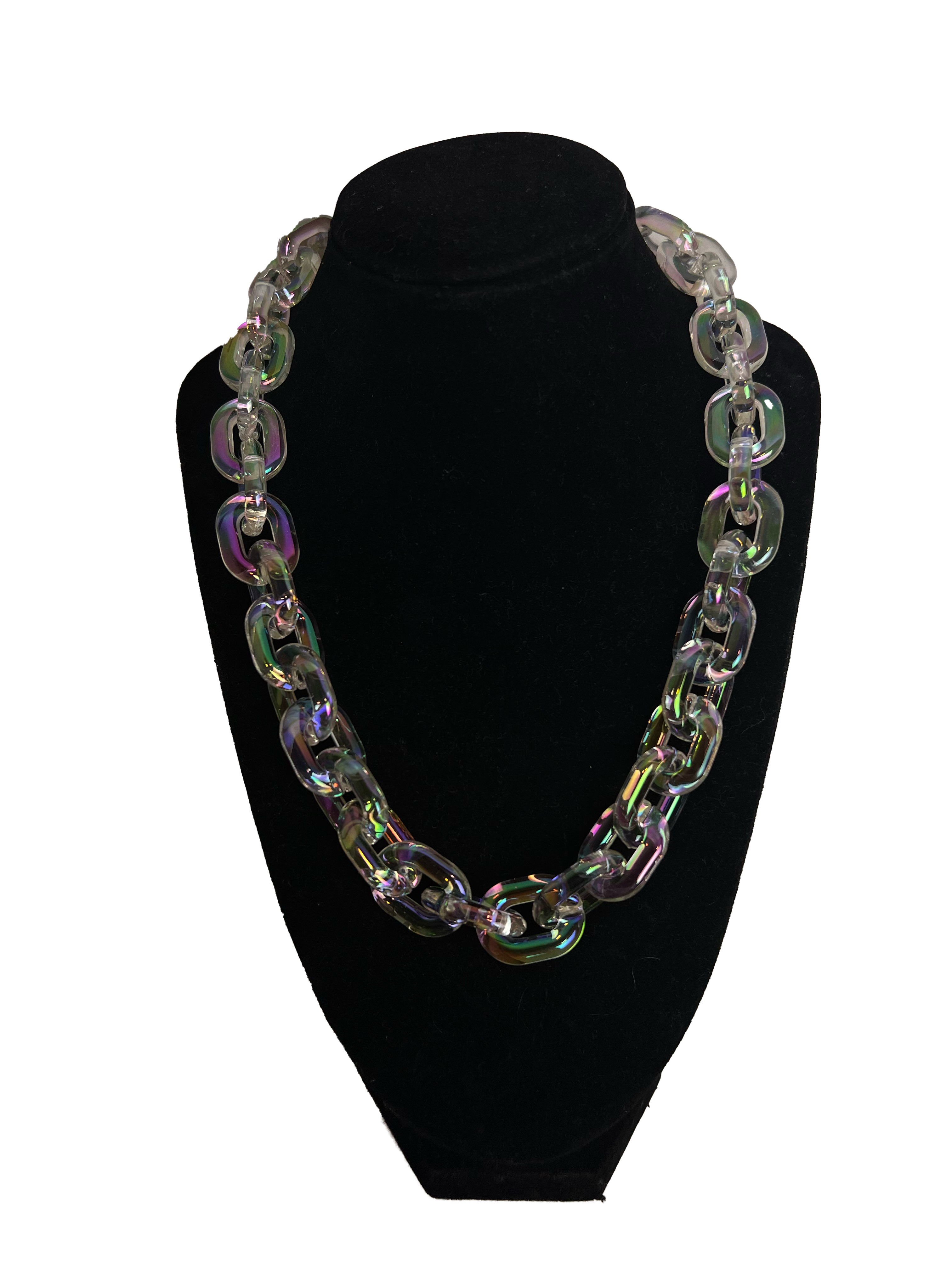 Opal Link Necklace